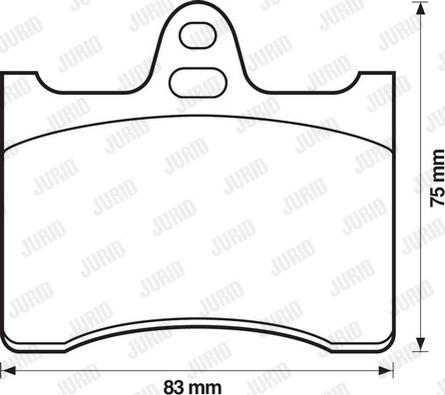 Jurid 571896J - Set placute frana,frana disc aaoparts.ro