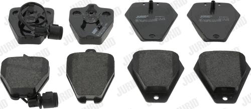 Jurid 571871J - Set placute frana,frana disc aaoparts.ro