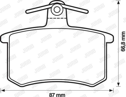 Jurid 571350J - Set placute frana,frana disc aaoparts.ro