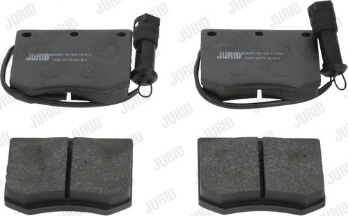 Jurid 571298J - Set placute frana,frana disc aaoparts.ro