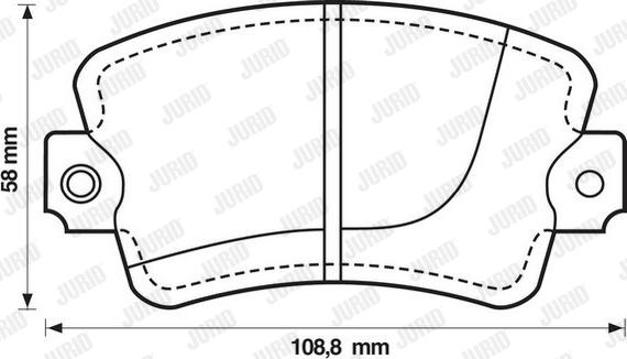 Jurid 571246J - Set placute frana,frana disc aaoparts.ro