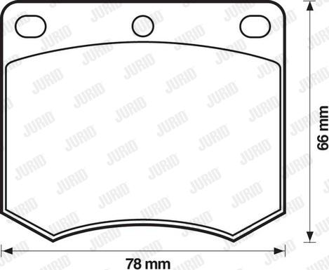 Jurid 571247D - Set placute frana,frana disc aaoparts.ro