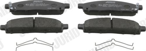 Jurid 573916J - Set placute frana,frana disc aaoparts.ro