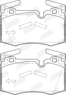 Jurid 573423J - Set placute frana,frana disc aaoparts.ro