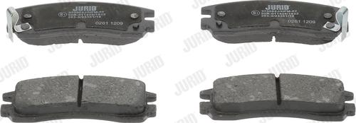 Jurid 573062J - Set placute frana,frana disc aaoparts.ro