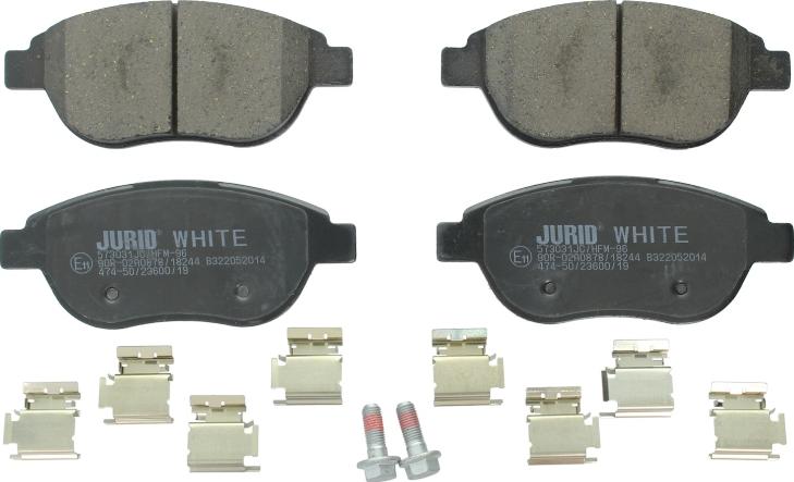 Jurid 573031JC - Set placute frana,frana disc aaoparts.ro