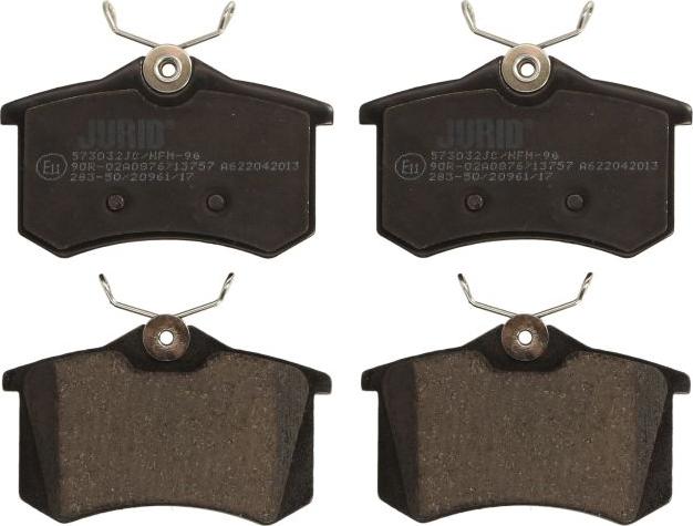 Jurid 573032JC - Set placute frana,frana disc aaoparts.ro