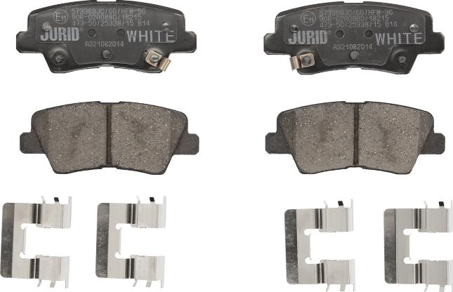 Jurid 573369JC - Set placute frana,frana disc aaoparts.ro