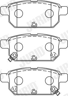 Jurid 573384J - Set placute frana,frana disc aaoparts.ro