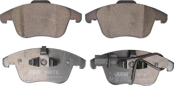Jurid 573258JC - Set placute frana,frana disc aaoparts.ro