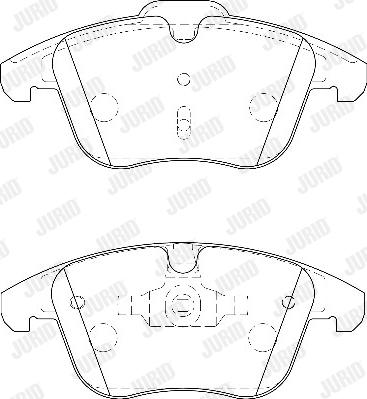 Jurid 573201D - Set placute frana,frana disc aaoparts.ro