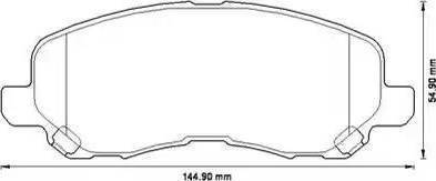 Lemförder 26420 - Set placute frana,frana disc aaoparts.ro