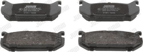 Jurid 572161J - Set placute frana,frana disc aaoparts.ro