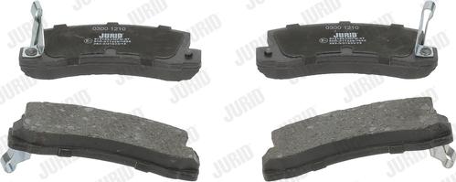 Jurid 572188J - Set placute frana,frana disc aaoparts.ro