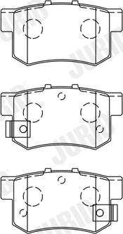 Jurid 572138J - Set placute frana,frana disc aaoparts.ro