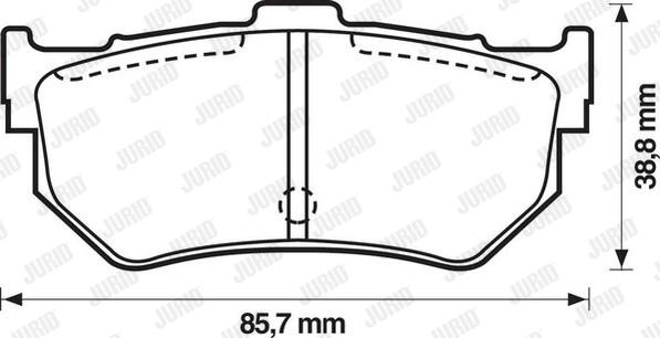 Jurid 572133J - Set placute frana,frana disc aaoparts.ro