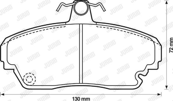 Jurid 572321J - Set placute frana,frana disc aaoparts.ro