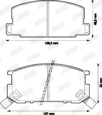 Jurid 572219J - Set placute frana,frana disc aaoparts.ro