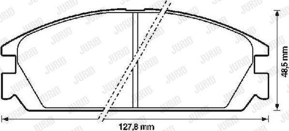 Jurid 572287J - Set placute frana,frana disc aaoparts.ro