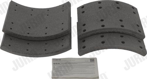 Jurid 1993101070 - Set garnituri de frictiune, frana tambur aaoparts.ro