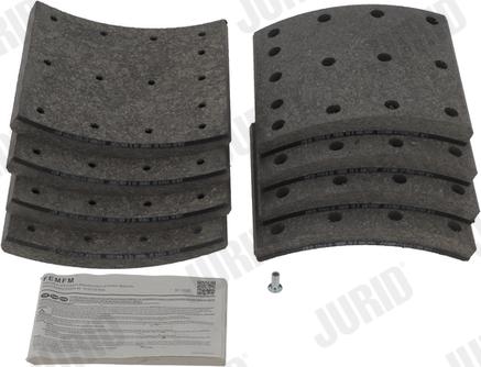 Jurid 1909011230 - Set garnituri de frictiune, frana tambur aaoparts.ro