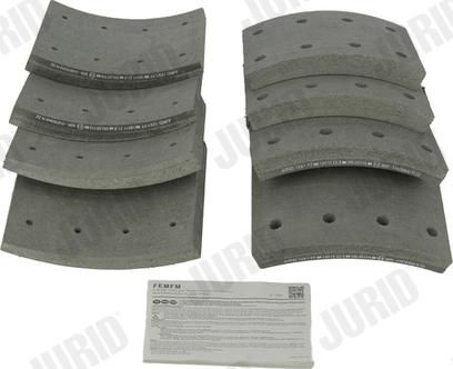 Jurid 1901011230 - Set garnituri de frictiune, frana tambur aaoparts.ro