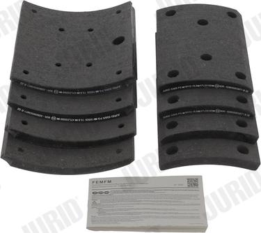 Jurid 1907825380 - Set garnituri de frictiune, frana tambur aaoparts.ro