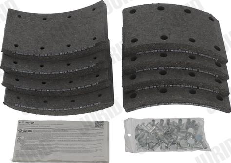 Jurid 1799201820 - Set garnituri de frictiune, frana tambur aaoparts.ro