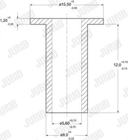 Jurid 8103080008 - Nit, material frictiune saboti frana aaoparts.ro