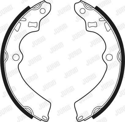 Jurid 361443J - Set saboti frana aaoparts.ro