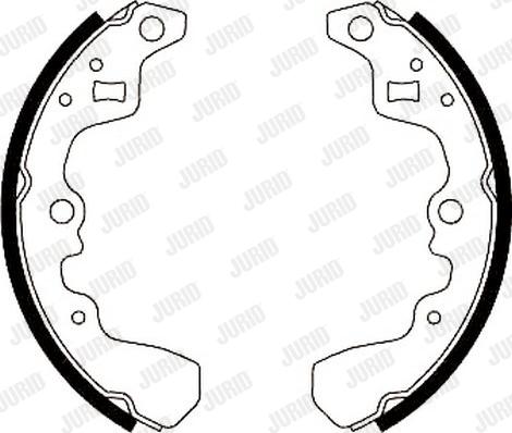 Jurid 361409J - Set saboti frana aaoparts.ro