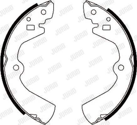 Jurid 361401J - Set saboti frana aaoparts.ro