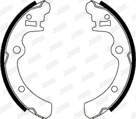 Jurid 361411J - Set saboti frana aaoparts.ro