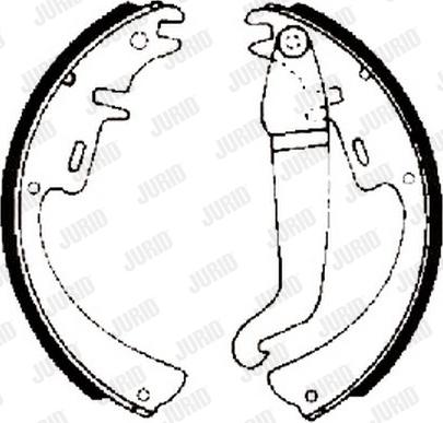 Jurid 361066J - Set saboti frana aaoparts.ro
