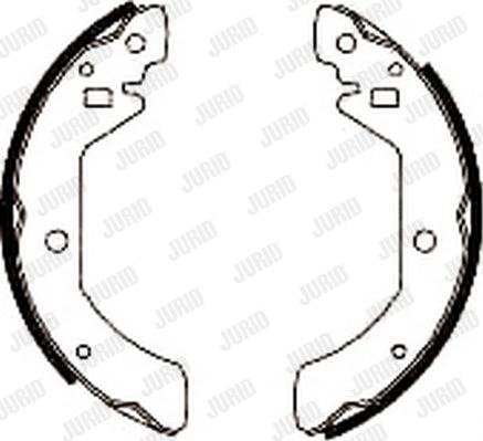 Jurid 361223J - Set saboti frana aaoparts.ro