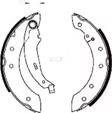 Magneti Marelli 363615812210 - Set saboti frana aaoparts.ro