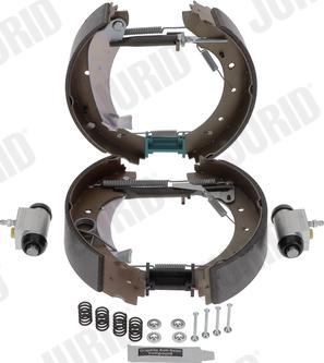 Jurid 381506J - Set saboti frana aaoparts.ro