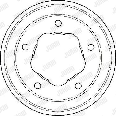 Jurid 329187J - Tambur frana aaoparts.ro