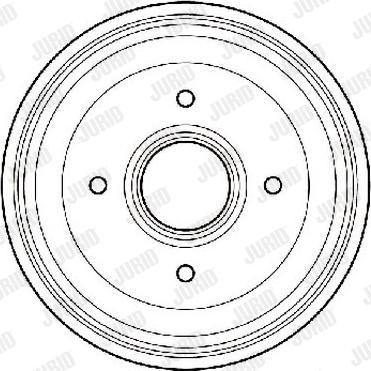 Jurid 329700J - Tambur frana aaoparts.ro