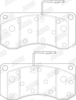 Jurid 2901309561 - Set placute frana,frana disc aaoparts.ro