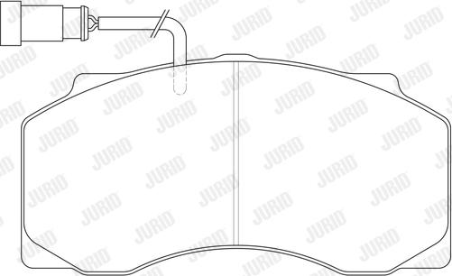 Jurid 2907705390 - Set placute frana,frana disc aaoparts.ro