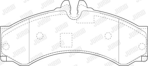 Jurid 2915309560 - Set placute frana,frana disc aaoparts.ro