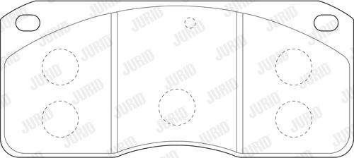 Jurid 2930209560 - Set placute frana,frana disc aaoparts.ro