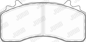 Jurid 2922305399 - Set placute frana,frana disc aaoparts.ro