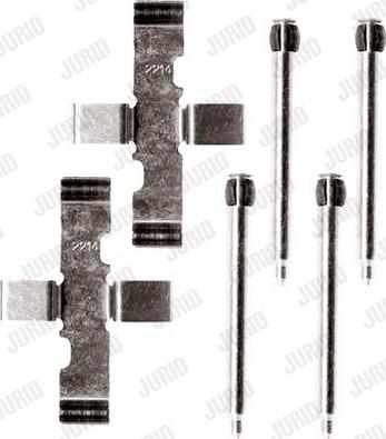 Jurid 792178J - Set accesorii, placute frana aaoparts.ro