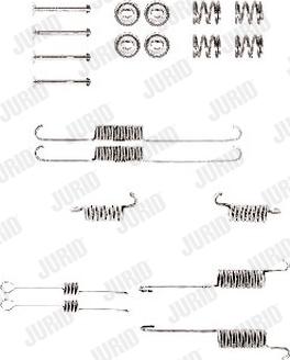 Jurid 771058J - Set accesorii, sabot de frana aaoparts.ro