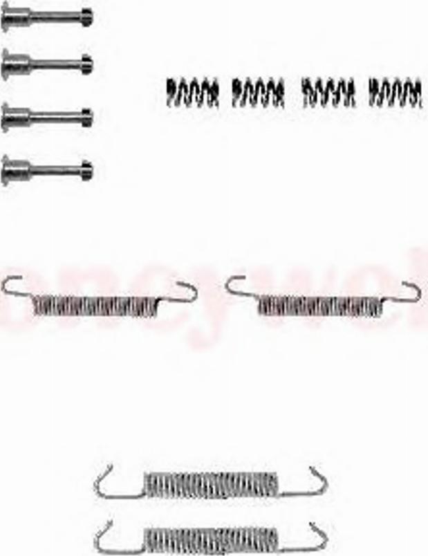 Jurid 771063J - Set accesorii, saboti frana parcare aaoparts.ro