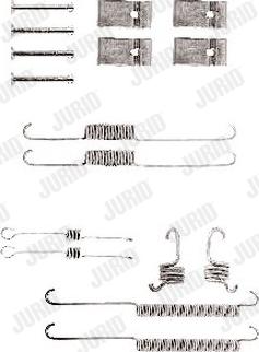 Jurid 771152J - Set accesorii, sabot de frana aaoparts.ro