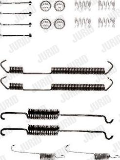 Jurid 771165J - Set accesorii, sabot de frana aaoparts.ro