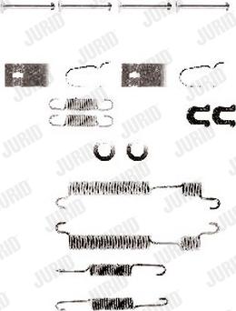 Jurid 771229J - Set accesorii, sabot de frana aaoparts.ro